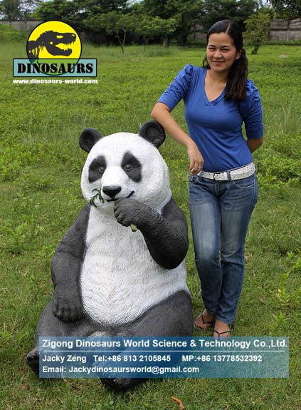 life size Animal Park fiberglass panda DWA080